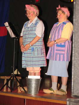 Sefi Steinhaus und Hanni Lohmann in Aktion
