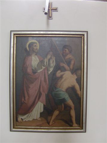 2. Station: Jesus nimmt das Kreuz auf seine Schultern